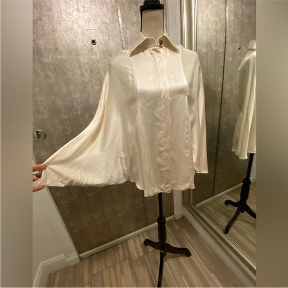 Ramy Brook 100% silk bar wing blouse, S - Picture 1 of 8